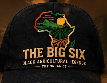 Black Africa Connection cap concept with an Africa-shaped red, gold and green landscape.